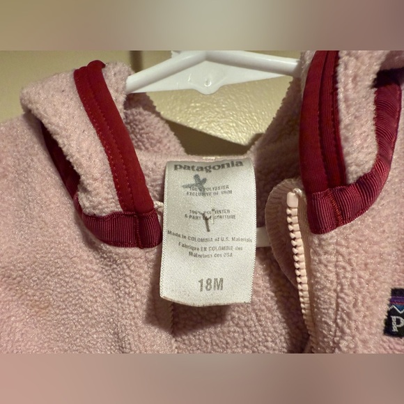 Patagonia Baby Synchilla Cardigan Zipper Front Fleece Coat Jacket Size 18 months - Picture 2 of 6